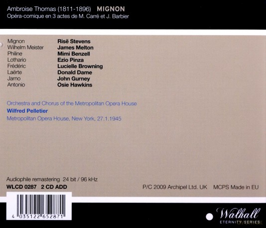 Ambroise Thomas: Mignon [2CD]