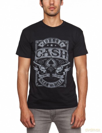 Johnny Cash: Mean, Black (M) [T-SHIRT]