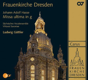 Johann Adolph Hasse: Missa ultima in g [CD]