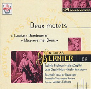 Nicolas Bernier: Motetten [CD]