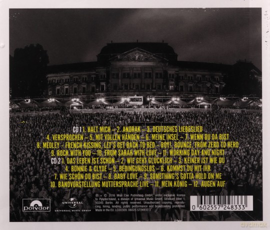 Sarah Connor: Muttersprache - Live [2CD]