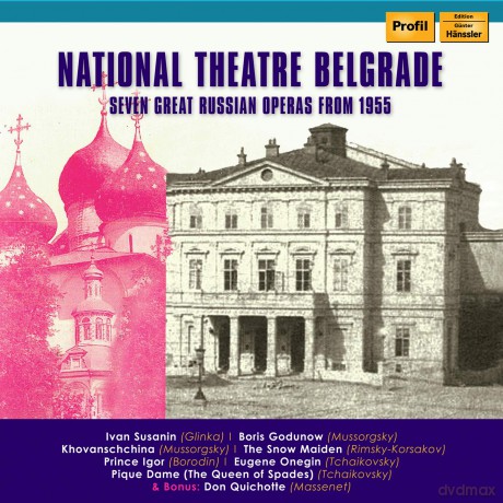 Michael Glinka: National Theatre Belgrade - 7 Great Russian Operas from 1955 [22CD]