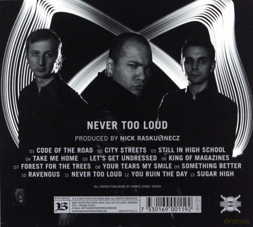 Danko Jones: Never Too Loud (Limited) (digipack) [CD]