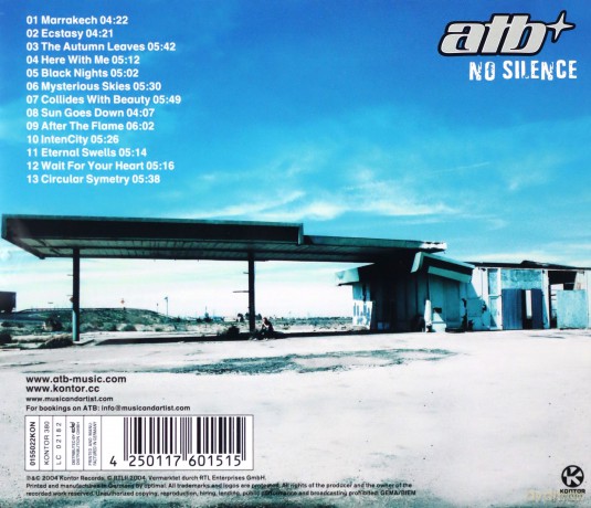 ATB: No Silence [CD]