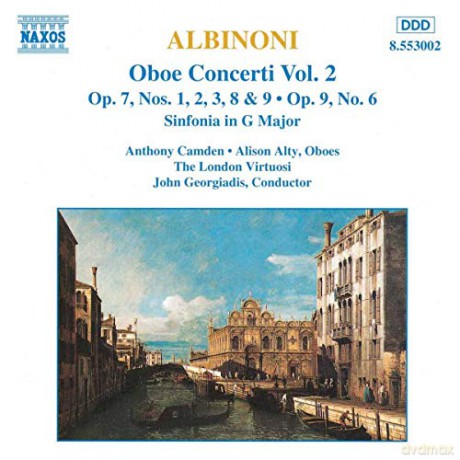 Tomaso Albinoni: Oboenkonzerte op.7 Nr.1-3,8,9 [CD]