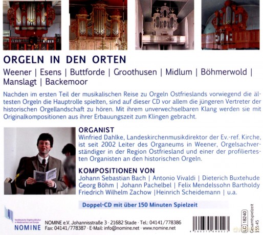 Dieterich Buxtehude: Orgellandschaften Vol.6 - Ostfriesland Teil 2 [CD]