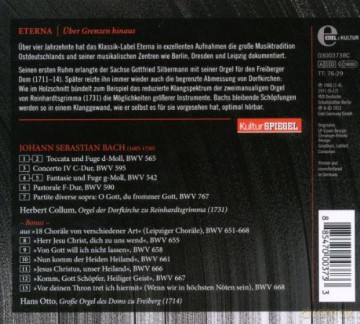 Johann Sebastian Bach: Orgelwerke an Silbermannorgeln [CD]