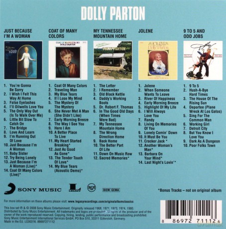 Dolly Parton: Original Album Classics [5CD]