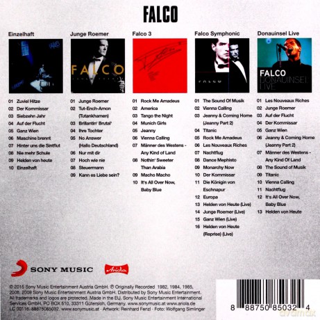 Falco: Original Album Classics [5CD]