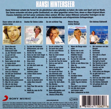 Hansi Hinterseer: Original Album Classics [5CD]