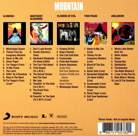 Mountain: Original Album Classics [5CD]