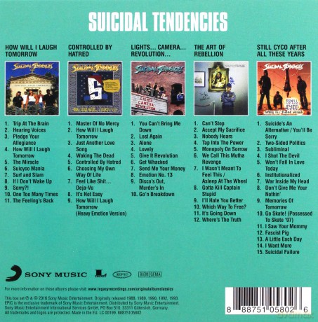 Suicidal Tendencies: Original Album Classics [5CD]