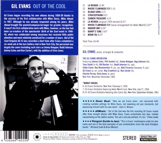 Gil Evans: Out Of The Cool (Jazz Images) [CD]