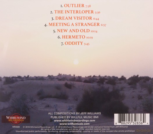 Jeff Williams: Outlier [CD]