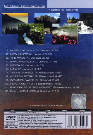 Kolekcja relaksacyjna: Rozległa polana [DVD]