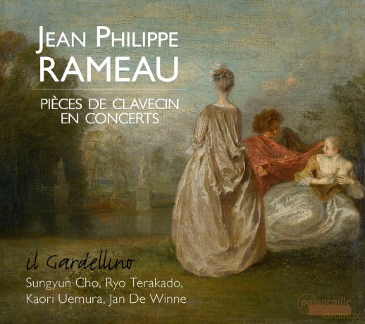 Jean Philippe Rameau: Pieces de Clavecin en Concerts Nr.1-5 [CD]