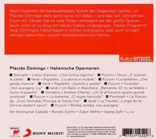 Placido Domingo - Italienische Opernarien [CD]