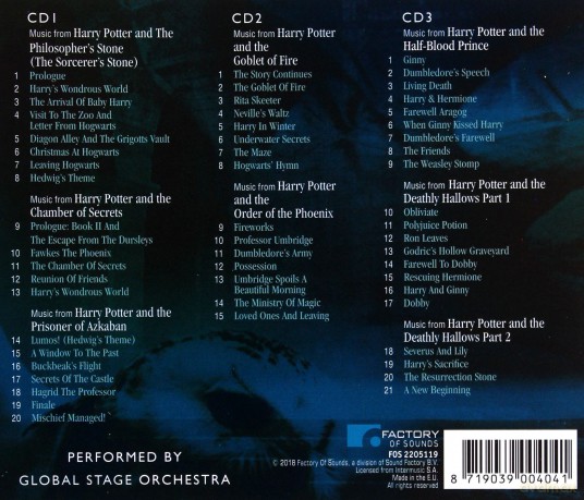 Plays Music From Harry Potter [3CD]