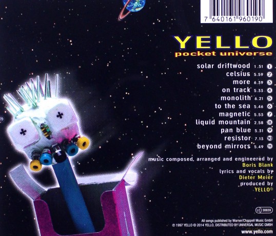 Yello: Pocket Universe [CD]