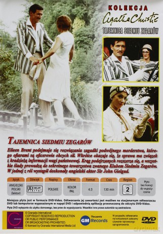 Kolekcja Agathy Christie: Tajemnica siedmiu zegarów [DVD]