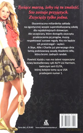 Alfy. Każda Z Nas Ma Talent - Lisi Harrison [KSIĄŻKA]
