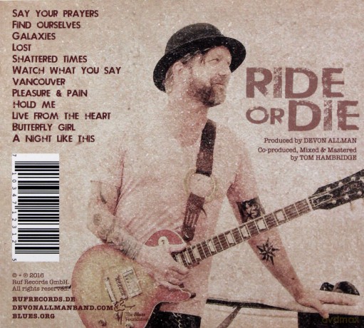 Devon Allman: Ride Or Die [CD]