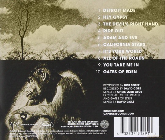 Bob Seger: Ride Out [CD]
