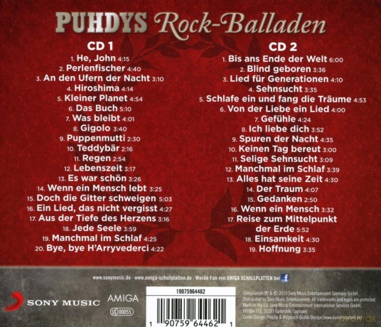 Puhdys: Rock-Balladen [2CD]