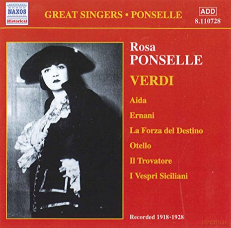 Rosa Ponselle singt Verdi-Arien [CD]