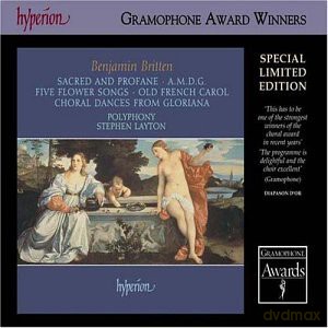 Benjamin Britten: Sacred and Profane op.91 [CD]