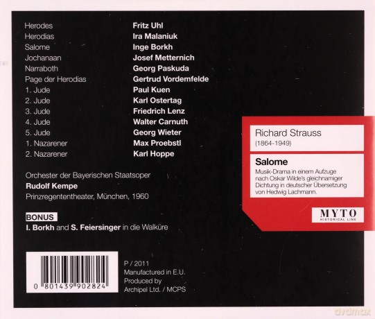Richard Strauss: Salome [2CD]