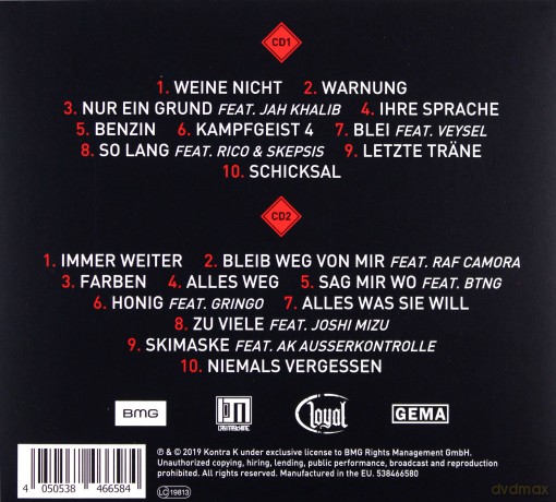 Kontra K: Sie wollten Wasser doch kriegen Benzin [2CD]