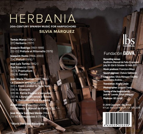 Tomas Marco: Silvia Marquez - Herbania [CD]