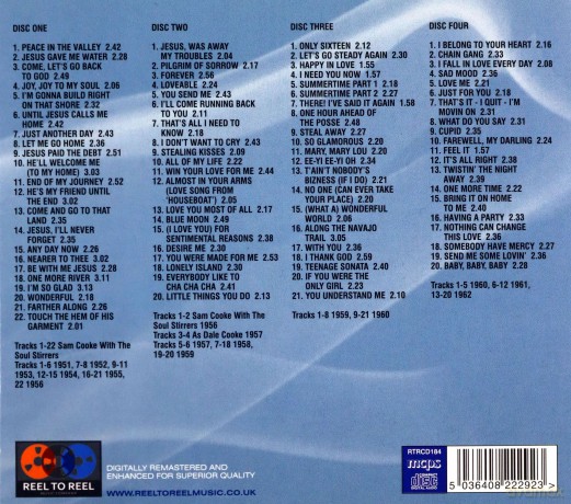 Sam Cooke: Singles Collection 1951 - 1962 [4CD]