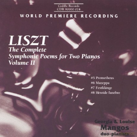 Franz Liszt: Sss¤mtliche Symphonische Dichtungen fur 2 Klaviere Vol.2 [CD]