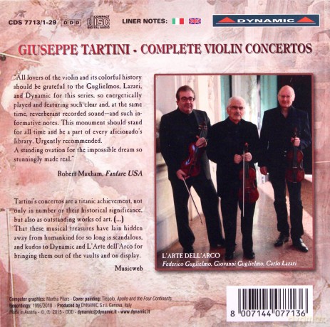Giuseppe Tartini: Samtliche Violinkonzerte [29CD]