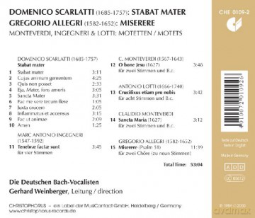 Domenico Scarlatti: Stabat Mater [CD]