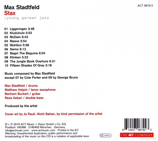Max Stadtfeld: Stax [CD]