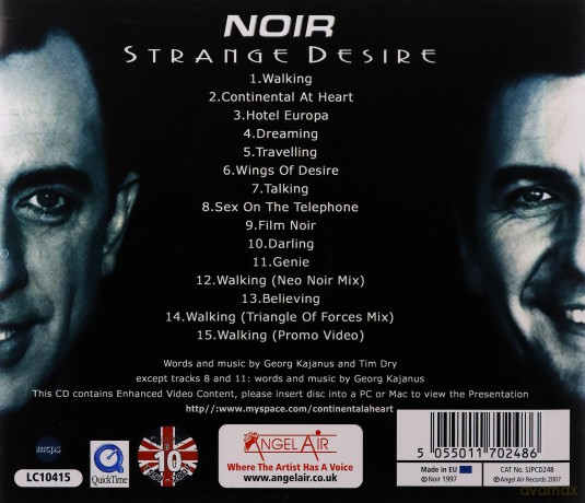 Noir: Strange Desire [CD]