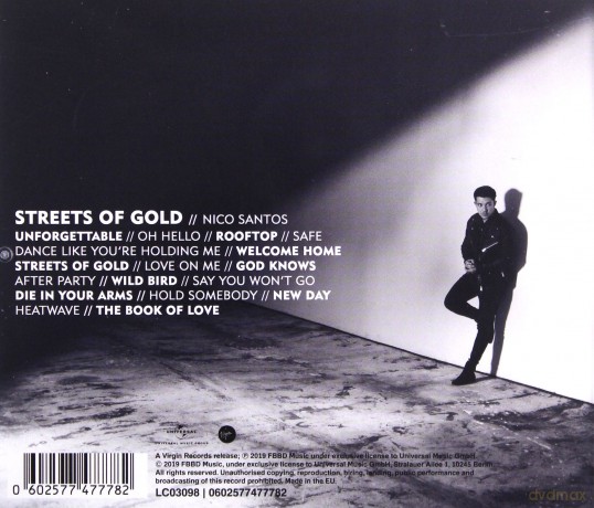 Nico Santos: Streets Of Gold (Unforgettable) [CD]