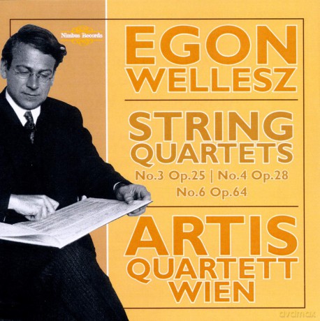 Egon Wellesz: Streichquartette Nr.3,4,6 [CD]