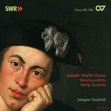 Josef Martin Kraus: Streichquartette op.1 Nr.2,3,6 [CD]