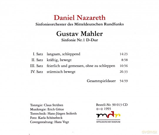 Gustav Mahler: Symphonie Nr.1 [CD]