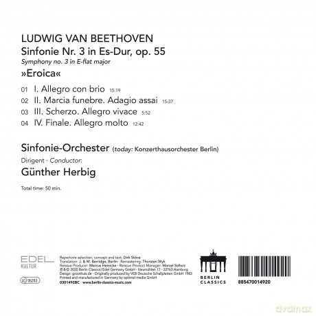 Ludwig van Beethoven: Symphonie Nr.3 [CD]