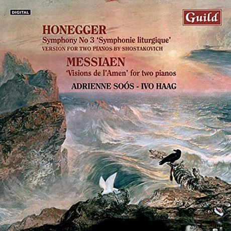 Arthur Honegger: Symphonie Nr.3 Liturgique fur 2 Klaviere [CD]