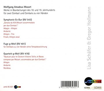Wolfgang Amadeus Mozart: Symphonie Nr.39 (fur 2 Cembali) [CD]