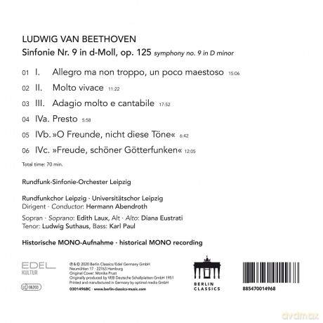 Ludwig van Beethoven: Symphonie Nr.9 [CD]