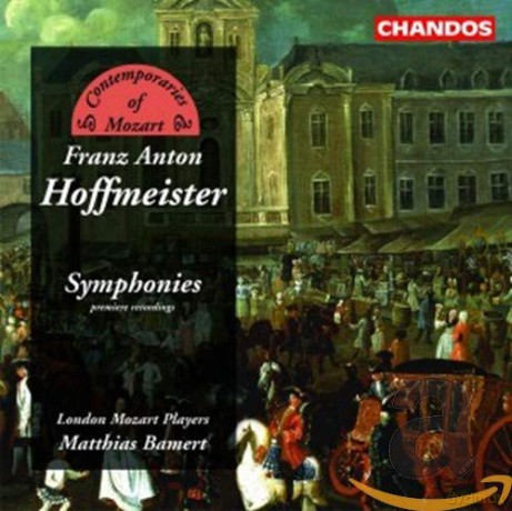 Franz Anton Hoffmeister: Symphonien G-Dur (Festa della Pace),E-Dur,D-Dur [CD]