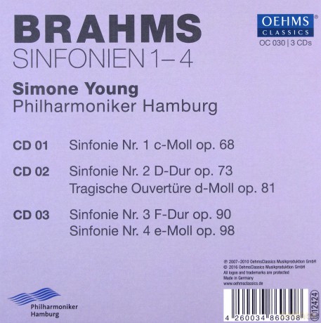 Johannes Brahms: Symphonien Nr.1-4 [3CD]