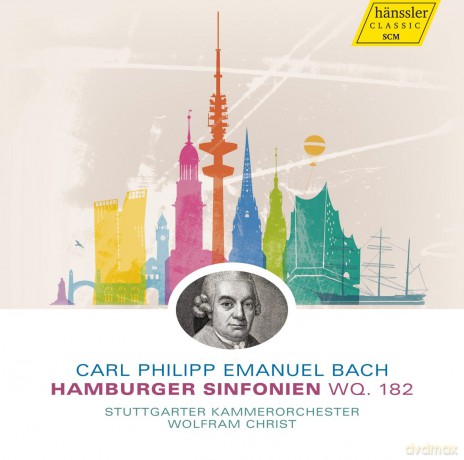 Carl Philipp Emanuel Bach: Symphonien Wq.182 Nr.1-6 Hamburger [CD]